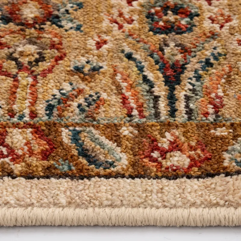 Bosphorus-Heriz Natural Rectangle Rug - 5\'3\" x 7\'10\"