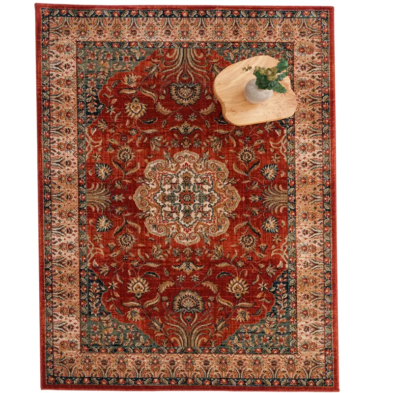 Bosphorus-Heriz Rust Rectangle Rug - 5\'3\" x 7\'10\"