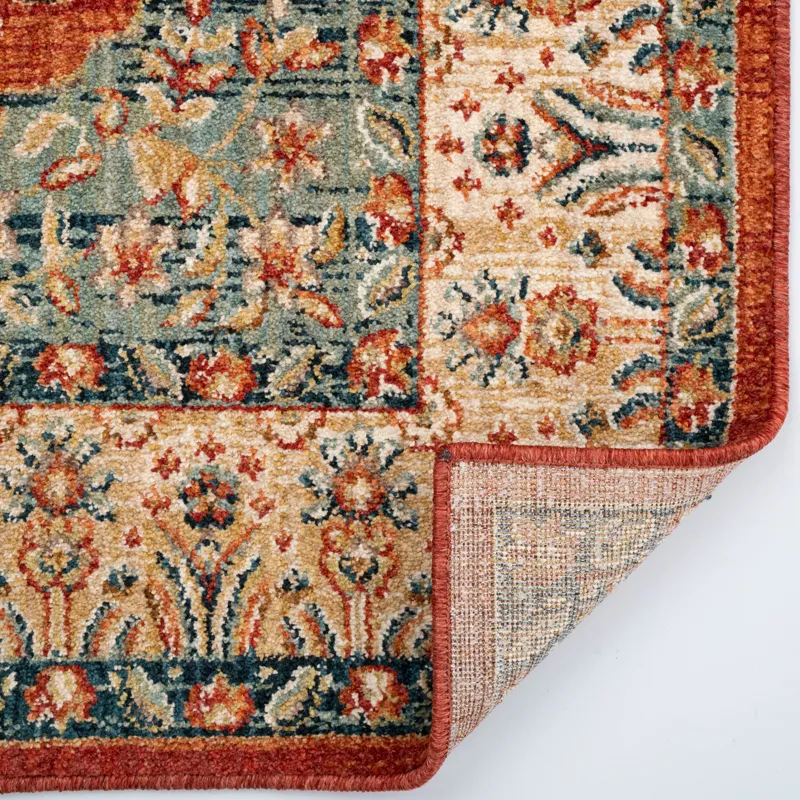 Bosphorus-Heriz Rust Rectangle Rug - 5\'3\" x 7\'10\"