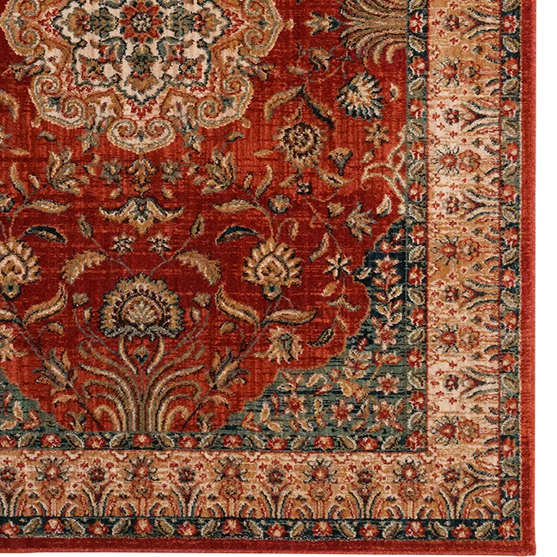 Bosphorus-Heriz Rust Rectangle Rug - 5\'3\" x 7\'10\"