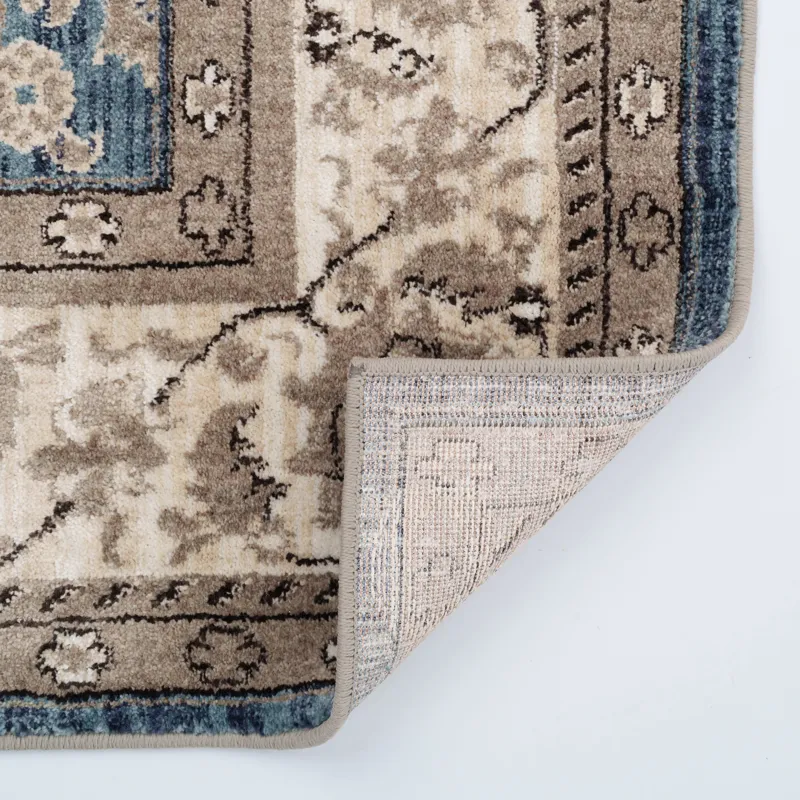 Bosphorus-Keshan Blue Rectangle Rug - 5\'3\" x 7\'10\"
