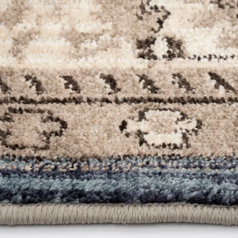 Bosphorus-Keshan Blue Rectangle Rug - 5\'3\" x 7\'10\"