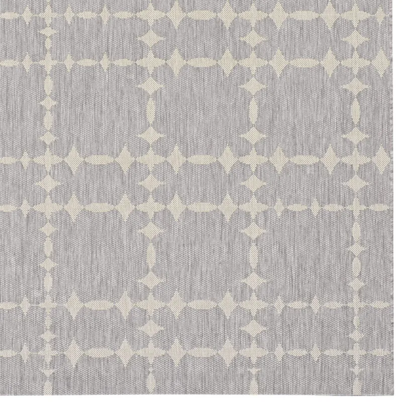 Finesse-Tower Court Silver Rectangle Rug - 7\'10\" x 11\'10\"