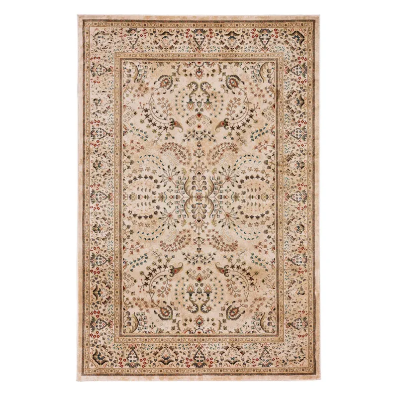 Taraji-Isfahan Alabaster Rectangle Rug - 5\'3\" x 7\'8\"