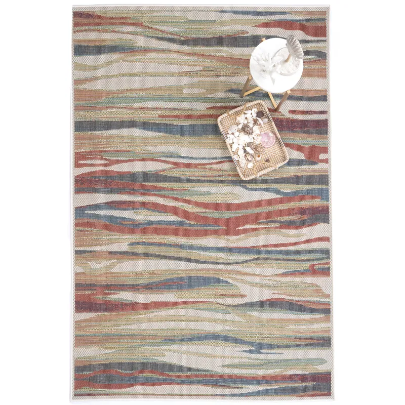 Captiva-Zuo Multi Rectangle Rug - 7\'10\" x 10\'10\"
