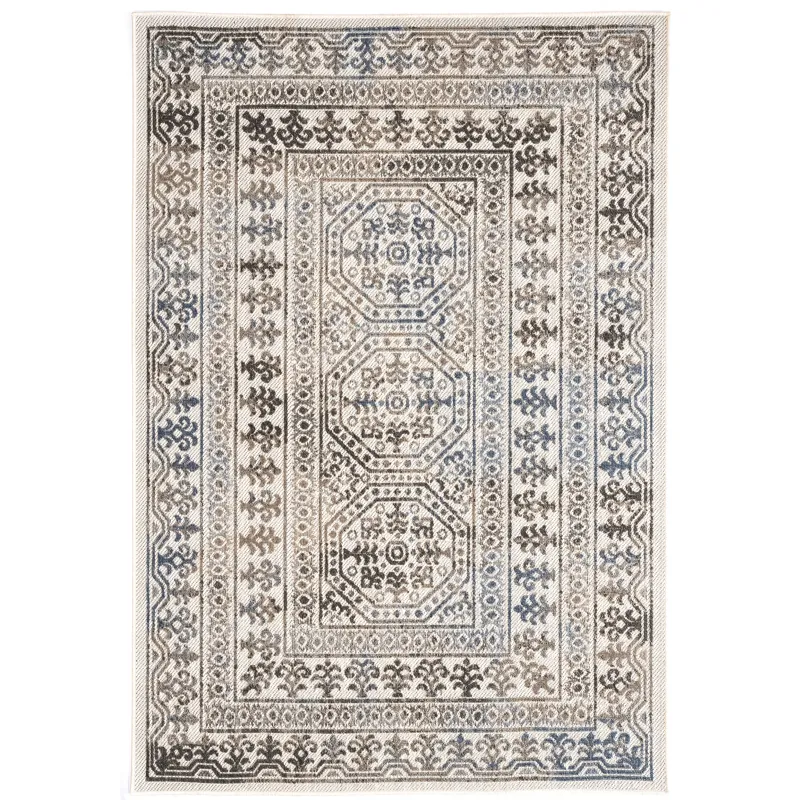Retreat-Haven Slate Rectangle Rug - 7\'10\" x 10\'10\"
