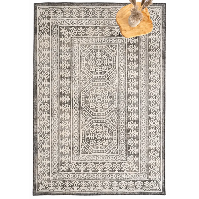 Retreat-Haven Umber Rectangle Rug - 7\'10\" x 10\'10\"