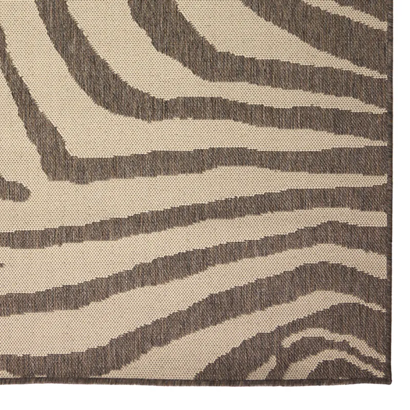 Cape Town Taupe Rectangle Rug - 5\'3\" x 7\'6\"