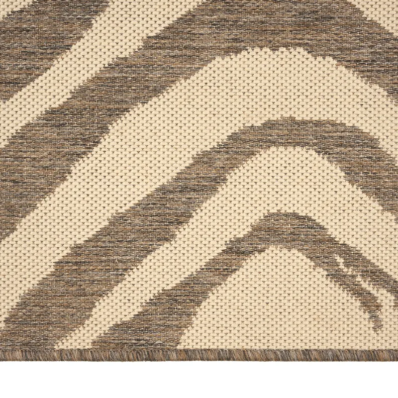 Cape Town Taupe Rectangle Rug - 5\'3\" x 7\'6\"