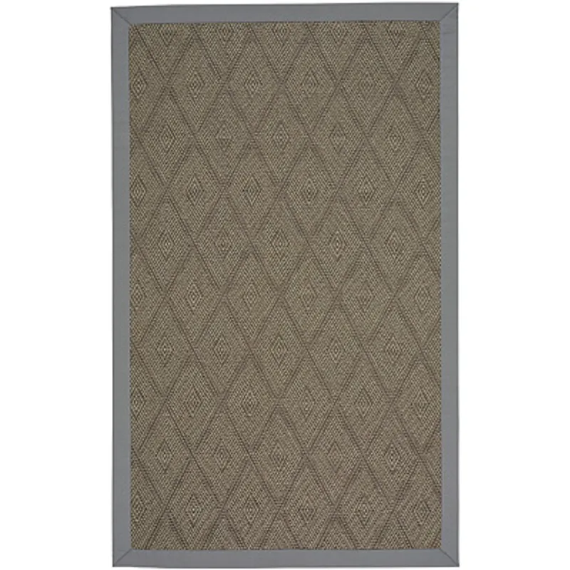 Savanna Earl Gray Canvas Charcoal Rectangle