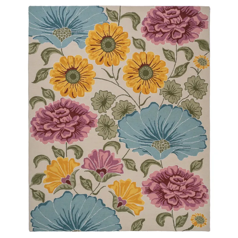 Jardin Multi Rectangle Rug - 5\' x 8\'