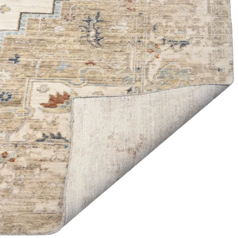 Manor Taupe Rectangle Rug - 5\' x 7\'6\"