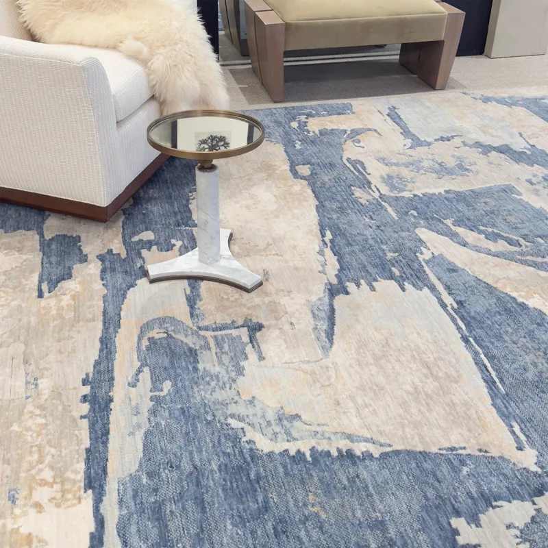 Allure Cerulean Rectangle Rug - 7\'9\" x 10\'9\"