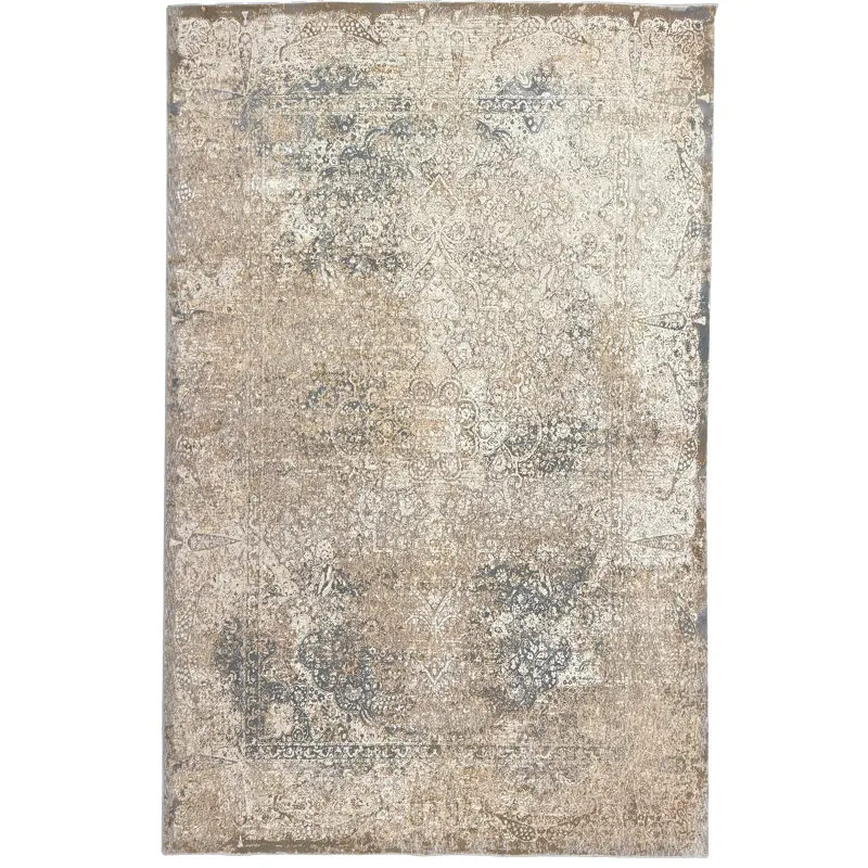 Ives Silver Rectangle Rug - 5\'3\" x 7\'10\"