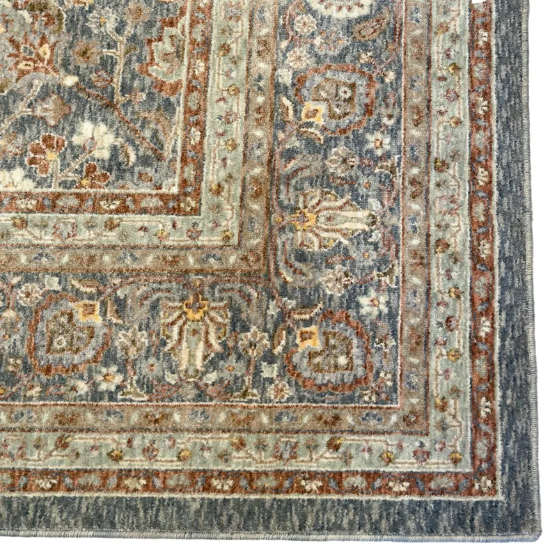 Summerfield Soft Azure Rectangle Rug - 2\'6\" x 8\'6\"