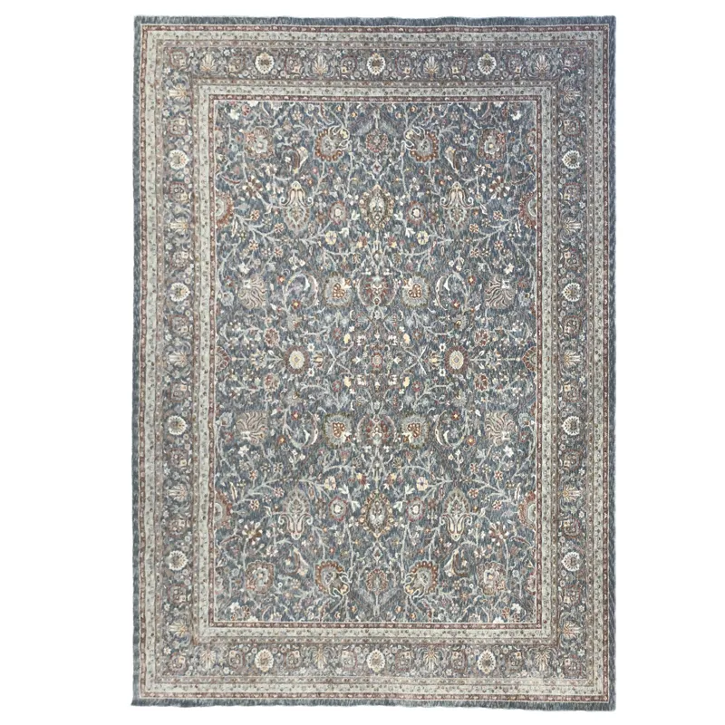 Summerfield Soft Azure Rectangle Rug - 2\'6\" x 8\'6\"
