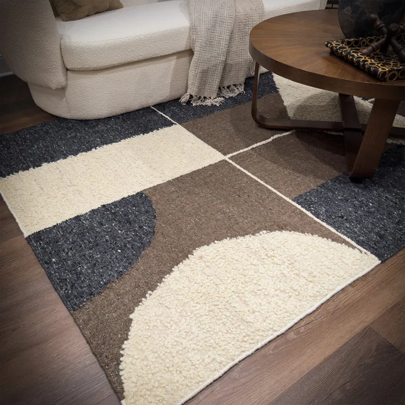 Rabat Wood Rectangle Rug - 9\' x 12\'