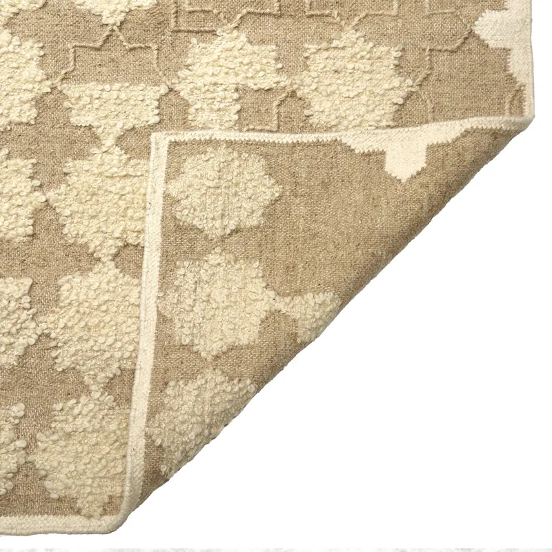 Rabat Putty Rectangle Rug - 5\' x 8\'