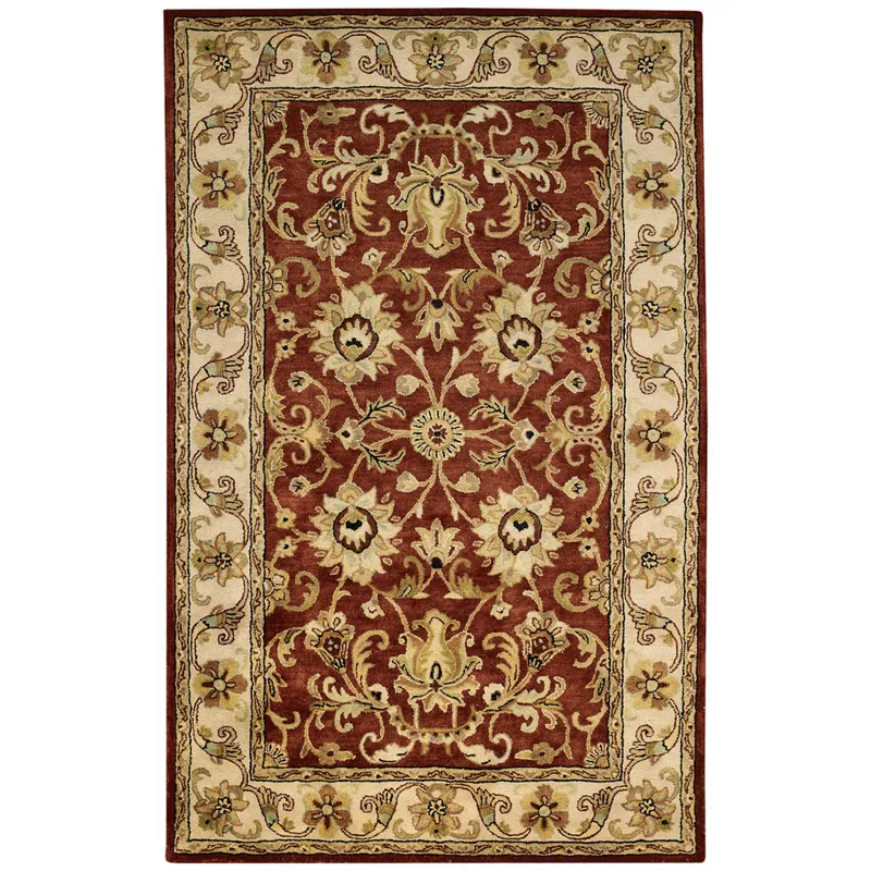 Eloquent Garden Arabian Red Rectangle Rug - 9\' x 12\'