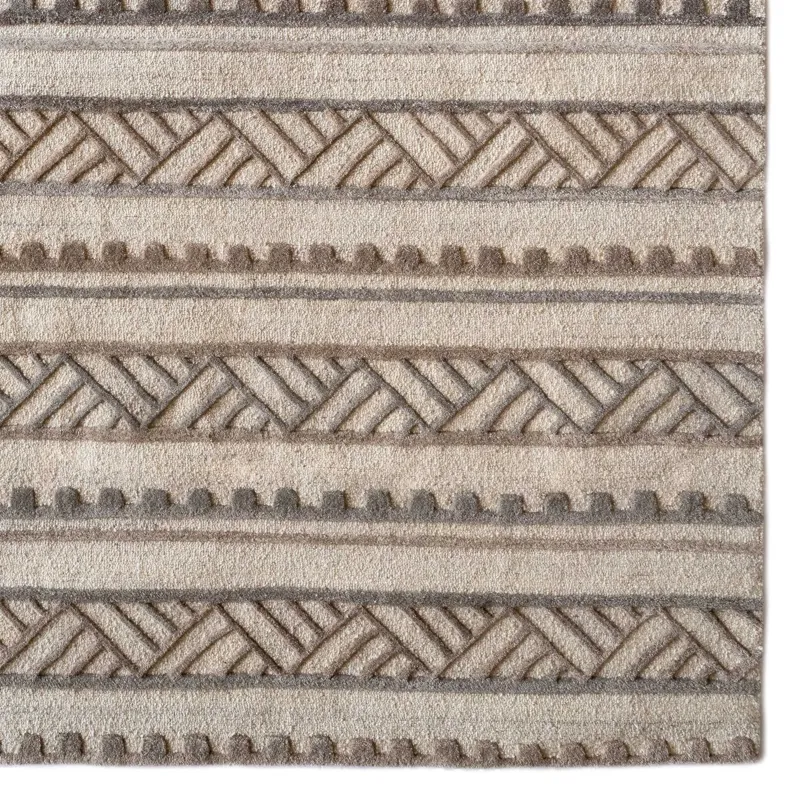 Criss-Cross Natural Rectangle Rug - 9\' x 12\'