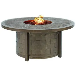 Tables 49'' Round Coffee Table With Firepit