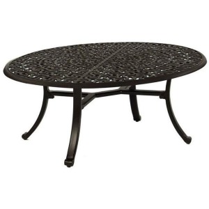 Sienna 32'' x 48'' Large Elliptical Coffee Table