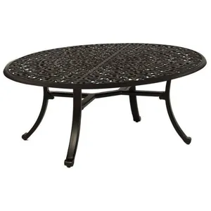 Sienna 32'' x 48'' Large Elliptical Coffee Table