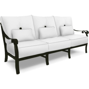 Cushioned Sofa With/Three Kidney Pillows