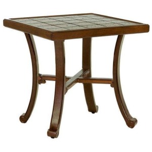 Vintage 20'' Square Side Table