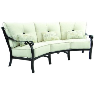Crescent Sofa With/Three Kidney Pillows