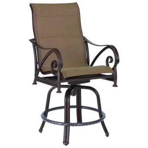 High Back Swivel Counter Stool