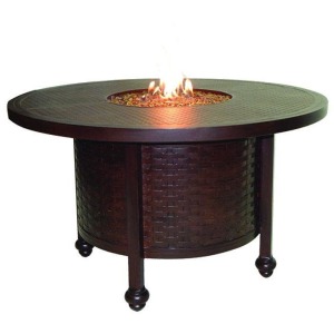 Round Firepit Dining Table