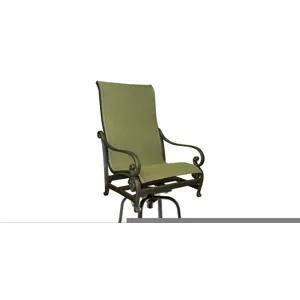 High Back Sling Swivel Counter Stool