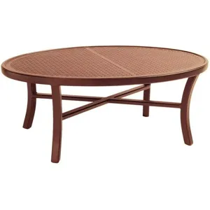 Transitional 32'' x 48'' Large Elliptical Coffee Table