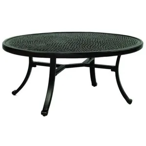 Vintage 32'' x 48'' Large Elliptical Coffee Table