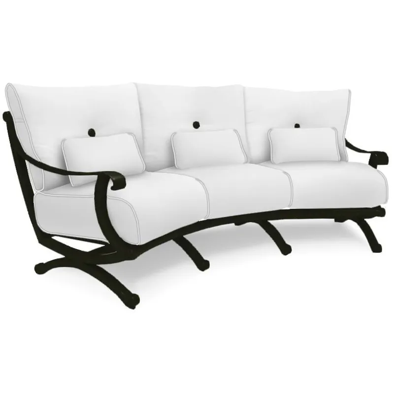 Crescent Sofa With/Three Kidney Pillows