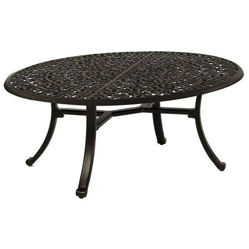 Sienna 32'' x 48'' Large Elliptical Coffee Table