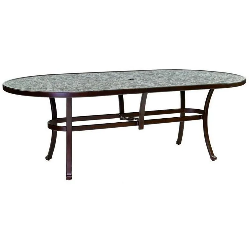 Vintage 84'' Oval Dining Table