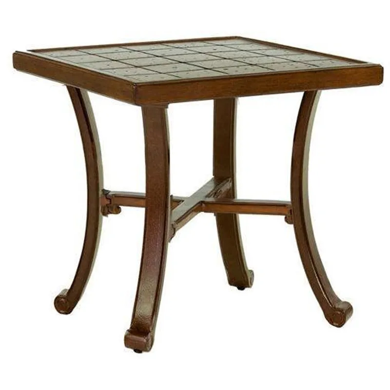 Vintage 20'' Square Side Table