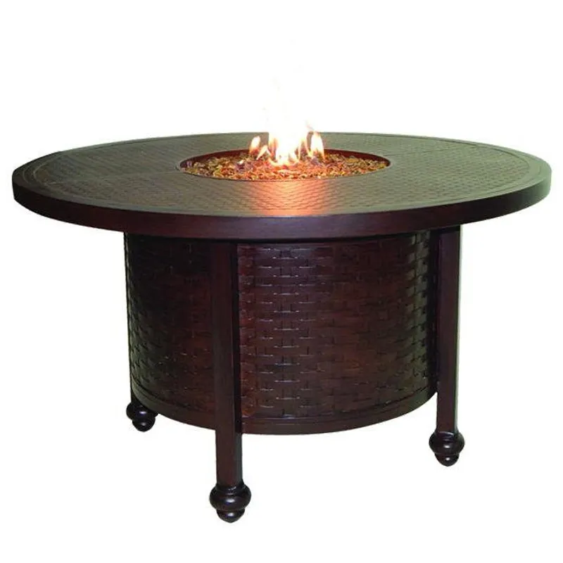 Round Firepit Dining Table