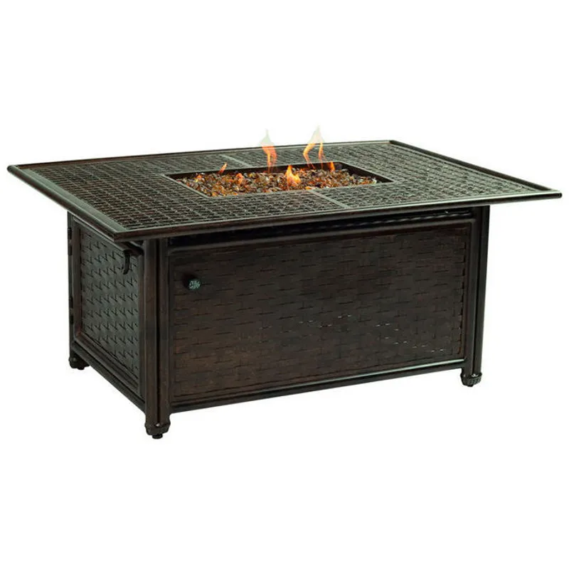Tables 49'' Round Coffee Table With Firepit