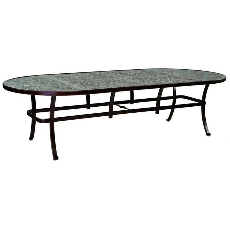 Vintage 108'' Oval Dining Table
