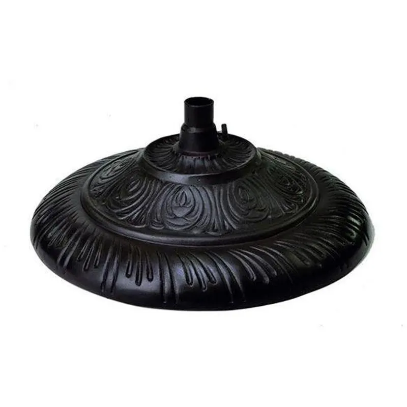 Cast Umbrella Base Floral Design