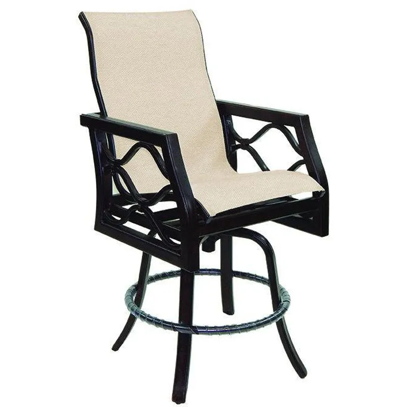 High Back Sling Counter Stool