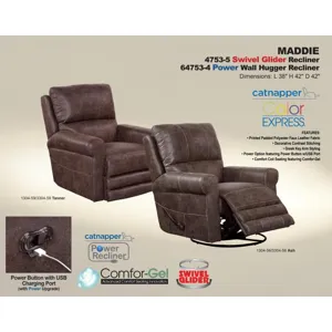 Power Wall Hugger Recliner