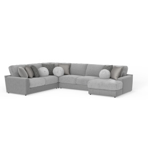 Canyon 4 PC Sectional - Platinum / Grey