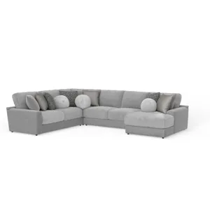 Canyon 4 PC Sectional - Platinum / Grey