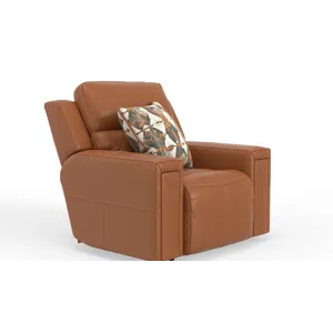 Arezzo Power Headrest Power Lay Flat Recliner w/Zero Gravity