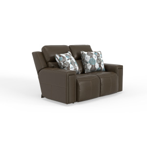Arezzo Power Headrest Power Reclining Loveseat w/Zero Gravity