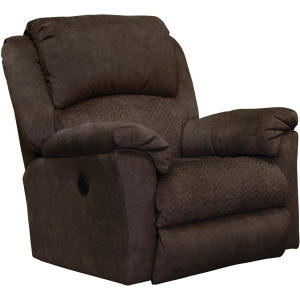 Malloy Power Rocker Recliner - Chocolate